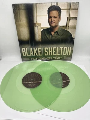 Blake Shelton Fully Loaded : God's Country 2 LP Set CLEAR Vinyl Country Music LP Foto 1 de 4