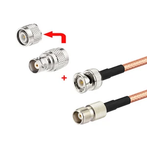 2 ft Antenna Relocator Cable RG400 TNC BNC for MBITR Radio TCI MAST PTT Sordin - Picture 1 of 13