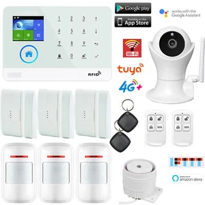 T29 TUYA APP WiFi+4G Wireless Home Security Alarm System+Amazon Alexa+HD Camera - Picture 1 of 24