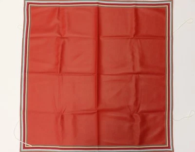 Pair x Card Game Red Vinyl Table Cover w/ Multicolor Grosgrain Border - Image 1 of 3