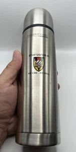 US Army Forces Afghanistan Stainless Steel Thermos 14 Oz. New. - Picture 1 of 3