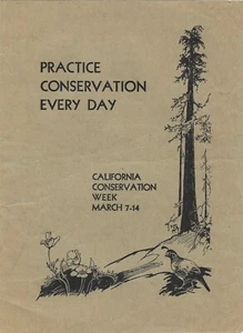 California Conservation Leaflet for Children No 200 Week March 7-14 1930s Z12 - Picture 1 of 3