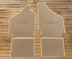 For VW Karmann Ghia type 14 -34 Floor mats carpet Tan beige Set of4 1955-74 - Picture 1 of 3