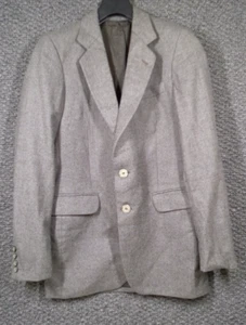 Made In Holland Mens Light Brown Wool Blazer Size 36" Reg - Picture 1 of 8