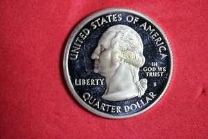2007 - S PROOF "UTAH" WASHINGTON QUARTER!! #N03699 - Picture 1 of 2
