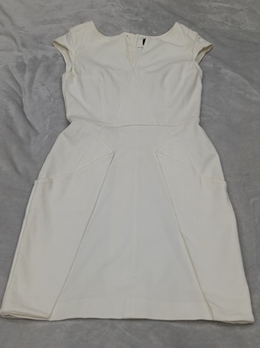 OFF WHITE Abito Guess By Marciano. Bodycon senza maniche bianco sporco avorio crema taglia 2 US.