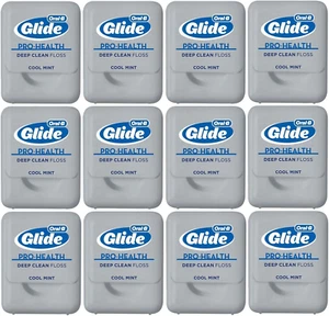 Deep Clean Zahnseide Cool Mint 4M (4, 3 Yd/Vg) (12er Pack) - Bild 1 von 12
