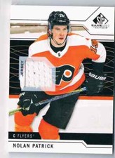 2018-19 SP GAME USED GOLD NOLAN PATRICK JERSEY 1 COLOR PHILADELPHIA FLYERS #3