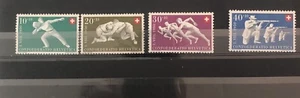 Schweiz Set B192-b195 Sport neuwertig nie klappbar - Bild 1 von 2