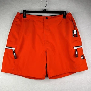 Tommy Hilfiger Men’s Size XL Orange Swim Trunks Board Shorts - Picture 1 of 14