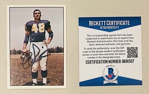 Les Richter Signed Autographed 1981 TCMA Card #37 Beckett BAS Cert - Picture 1 of 1