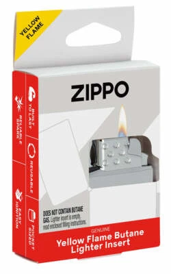 Inserto de butano de llama amarilla Zippo para encendedores Zippo de tamaño regular, 65800, nuevo en caja Foto 1 de 4