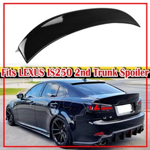 2012 Fits LEXUS IS250 IS300 IS F Sport 2nd 4D W Trunk Spoiler Color Black - Picture 1 of 5