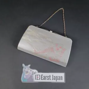 Bolso de mano Kimono color plata Sakura japonés tradicional monedero para kimono - Imagen 1 de 14