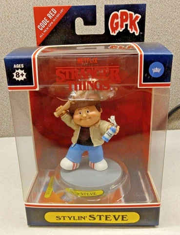Garbage Pail Kids & Stranger Things Mashup STYLIN' STEVE Figure GPK 2022 Topps Cover