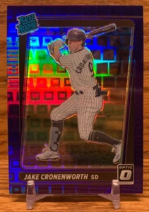 JAKE CRONENWORTH Pandora Purple Prizm /99 Rookie | 2021 Donruss Optic PADRES - Picture 1 of 2
