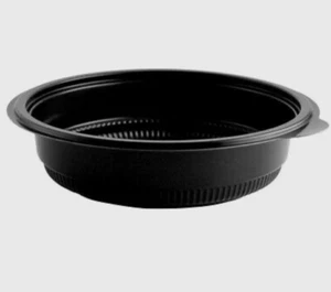 Anchor Packaging 7" Round Black Incredi-Bowl, 24 oz | 252/Case - Picture 1 of 3
