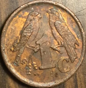 1998 SOUTH AFRICA 1 CENT COIN - Picture 1 of 2