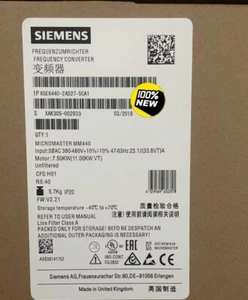 6SE6440-2AD27-5CA1 1PCS Brand New Siemens 6SE6 440-2AD27-5CA1  Fast delivery - Picture 1 of 4