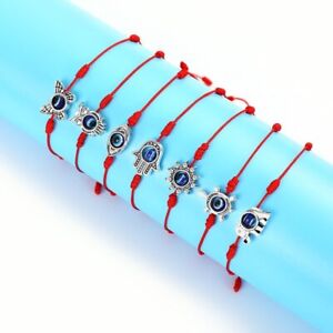 Lucky Braided Evil Eye Knot Bracelet Chain Adjustable Women Turkish Jewelry 2022