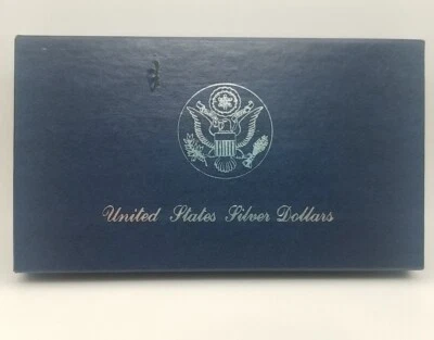 1983 Uncirculated Olympic Silver Dollars (P, D & S) Collector Set #2764 - Image 1 of 4