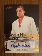 2013 Leaf Sports Heroes (#BA-RG1) Royce Gracie Autograph UFC MMA