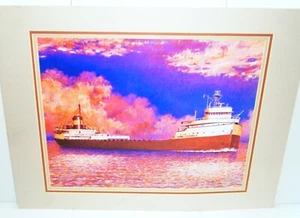 Seltener Druck des Edmund Fitzgerald 1996 vom Künstler Dale Lewis - Bild 1 von 16