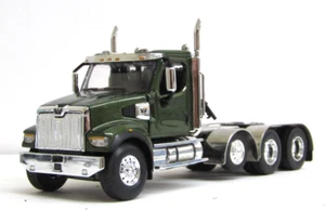 DCP Custom verde Westernstar 49X 4 ejes tractor de transporte pesado 1/64 sin caja - Imagen 1 de 5