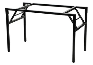 Klappgestell für Tisch A024, für Büro, Hotel, Restaurant, 116x56x72,5cm, Schwarz - Bild 1 von 6