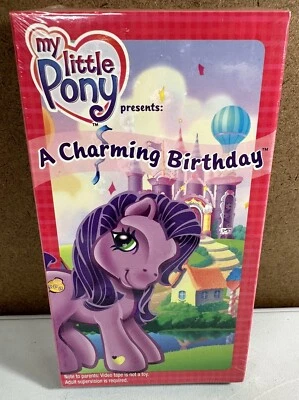 My Little Pony A Charming Birthday (VHS, 2003) Hasbro Factory Sealed NEW - Image 1 of 4