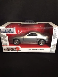 Jada 1:32 JDM Tuners 1985 Mazda RX-7 FC Silver - Picture 1 of 5