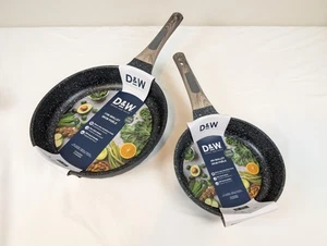 Deane And White D&W 2-piece Cookware Set 11" & 8" Skillet Nonstick Frying Pans - Picture 1 of 15