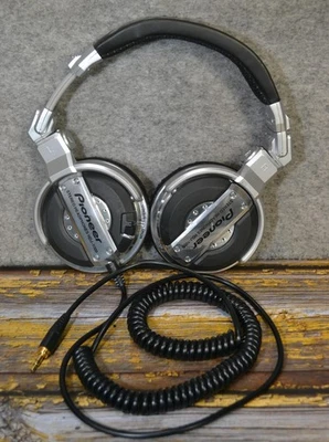 Auriculares estéreo para DJ Pioneer HDJ-1000 plateados negros sobre la oreja audio profesional - ¡PROBADOS! Foto 1 de 4