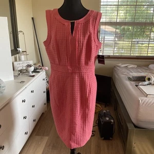 Liz Claiborne Coral Summer Dress Size 12 - Picture 1 of 5