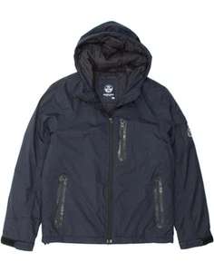 NORTH SAILS Mens Hooded Windbreaker Jacket UK 38 Medium Navy Blue CS07 - Picture 1 of 3
