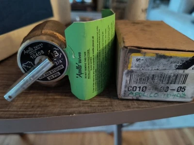 Apollo Valves 104080 3/4 inch Relief Valve Female Boiler 535,000 BTU/HR 30 Psi - Image 1 of 4