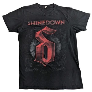 Camiseta SHINEDOWN Merch Negra Roja Logo Mediana SD Logo Unisex - Imagen 1 de 6