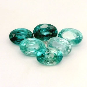 4.70Ct 6 PCS NATURAL BLUE ZIRCON FROM CAMBODIA - Picture 1 of 1