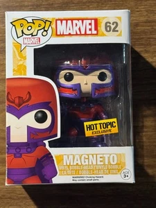 Funko Pop Hot Topic Exclusive Marvel X-Men Metallic Magneto Vinyl Figure #62 - Picture 1 of 6