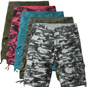 Mens Army Camouflage Shorts Cargo Shorts Half Pants Summer Casual Shorts - Picture 1 of 23