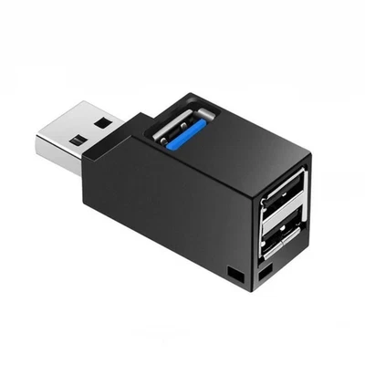 Mini USB 3.0 2.0 HUB 3 Port Verteiler Adapter für PC Laptop Macbook Notebook 13 - Bild 1 von 4