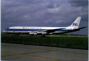 BHY-Bursa Airlines DC-8-52 Turkey, Sky Cards of Australia Postcard - Picture 1 of 2