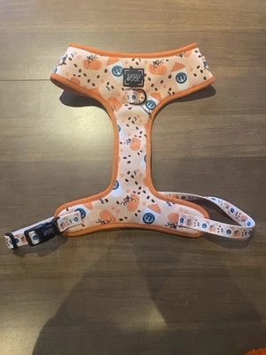 Sassy Woof XL Adjustable Dog Harness - "Pumpkin Spice Latte" Theme - Unused - Image 1 of 4