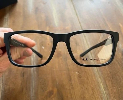 Anteojos Armani Exchange AX3016 8078 negro mate 53-17-145 totalmente nuevos Foto 1 de 4