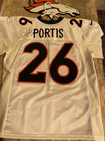Authentic Nike Denver Broncos Clinton Portis jersey size-48 Cover