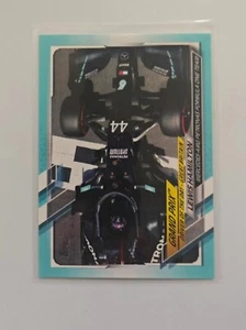 2021 Topps Formula 1 F1 Racing Aqua #166 Lewis Hamilton 50/199 - Picture 1 of 1