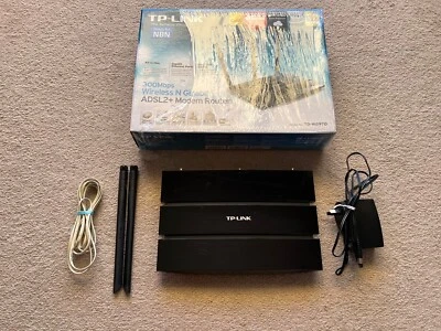 TP-Link Modem Router TD-W8970 300Mbps Wireless N Gigabit ADSL2+ - Image 1 of 4