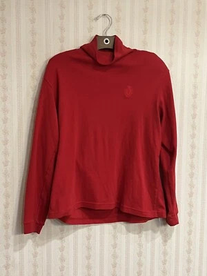 Vintage Jaclyn Smith Sport Shirt Women’s Size M Red Turtle Neck - Image 1 of 4