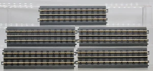 MTH Realtax O Gauge 3 Rail Train Track Lot of 5 Straight 4E29 - Picture 1 of 10