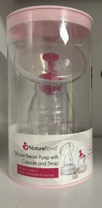 NatureBond Manual Silicone Hands Free Breast Pump - NEW In Box - Picture 1 of 3